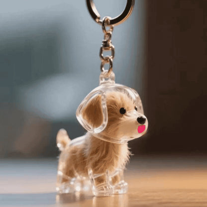 Pet Hair Keepsake Pendant / Keychain (Dog Version)