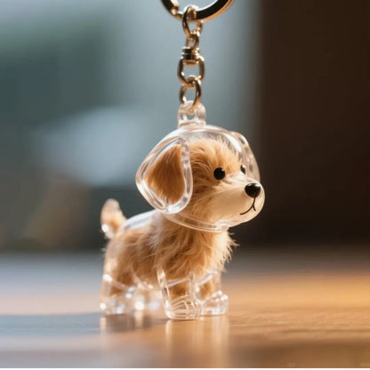 Pet Hair Keepsake Pendant / Keychain (Dog Version)