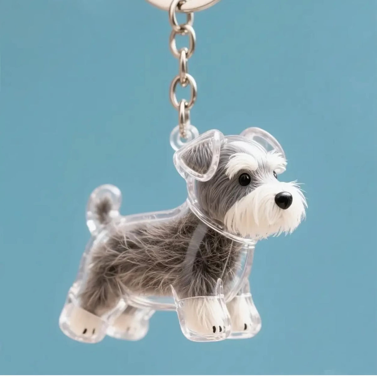 Pet Hair Keepsake Pendant / Keychain (Dog Version)