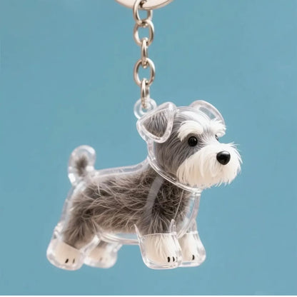 Pet Hair Keepsake Pendant / Keychain (Dog Version)